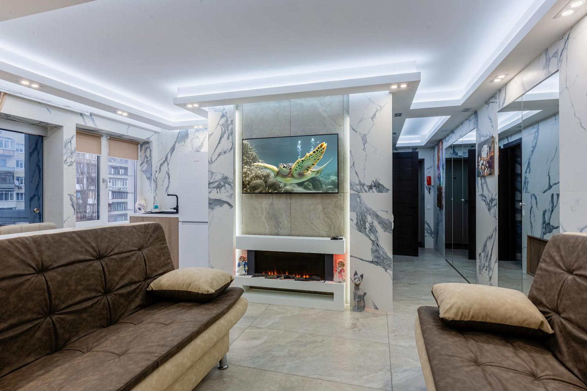 Hammam , Big Jacuzzi ,sauna , 2 Bedroom , Khrechatik Kyiv