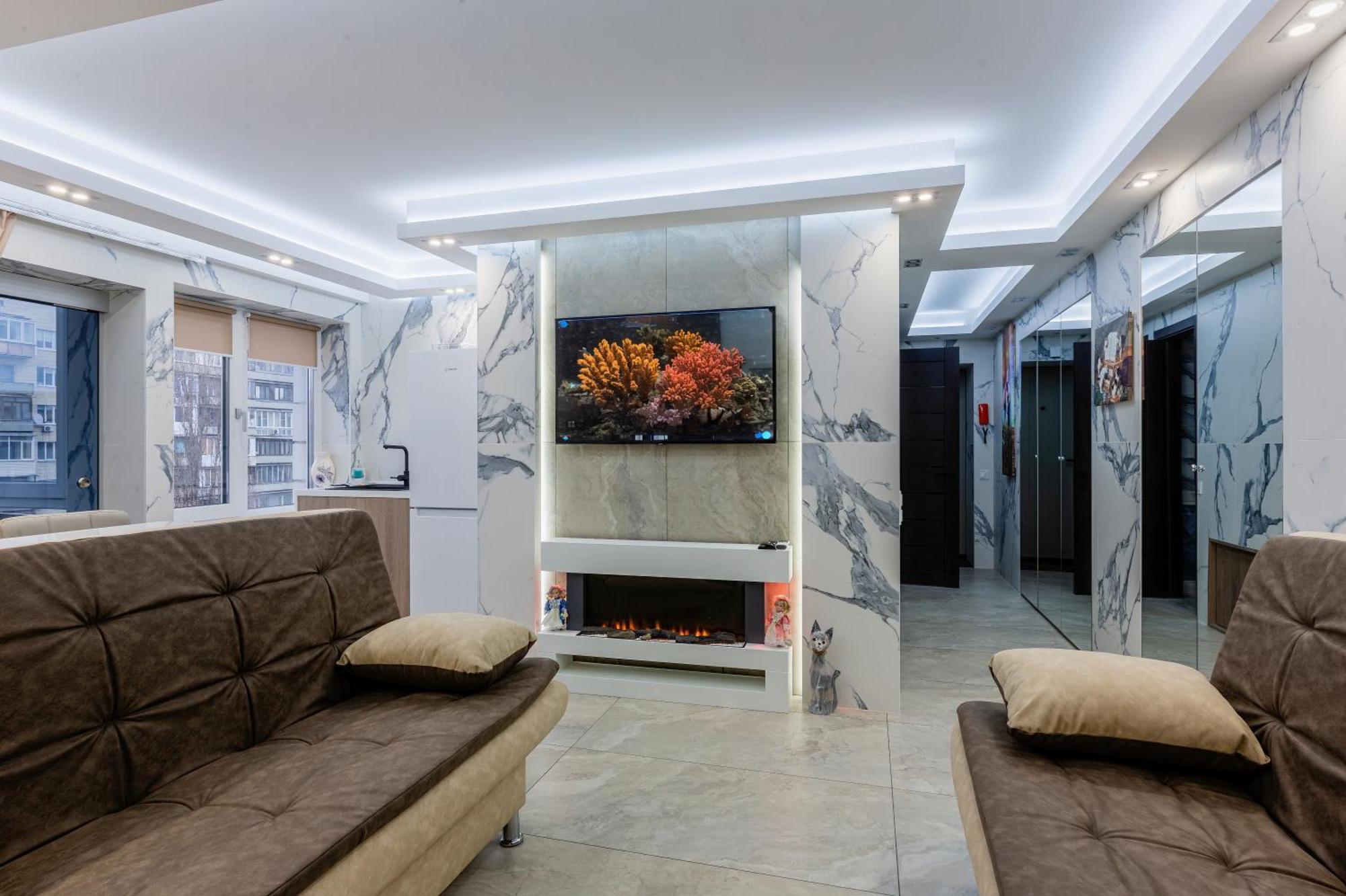 Apartment Hammam , Big Jacuzzi ,sauna , 2 Bedroom , Khrechatik Kyiv