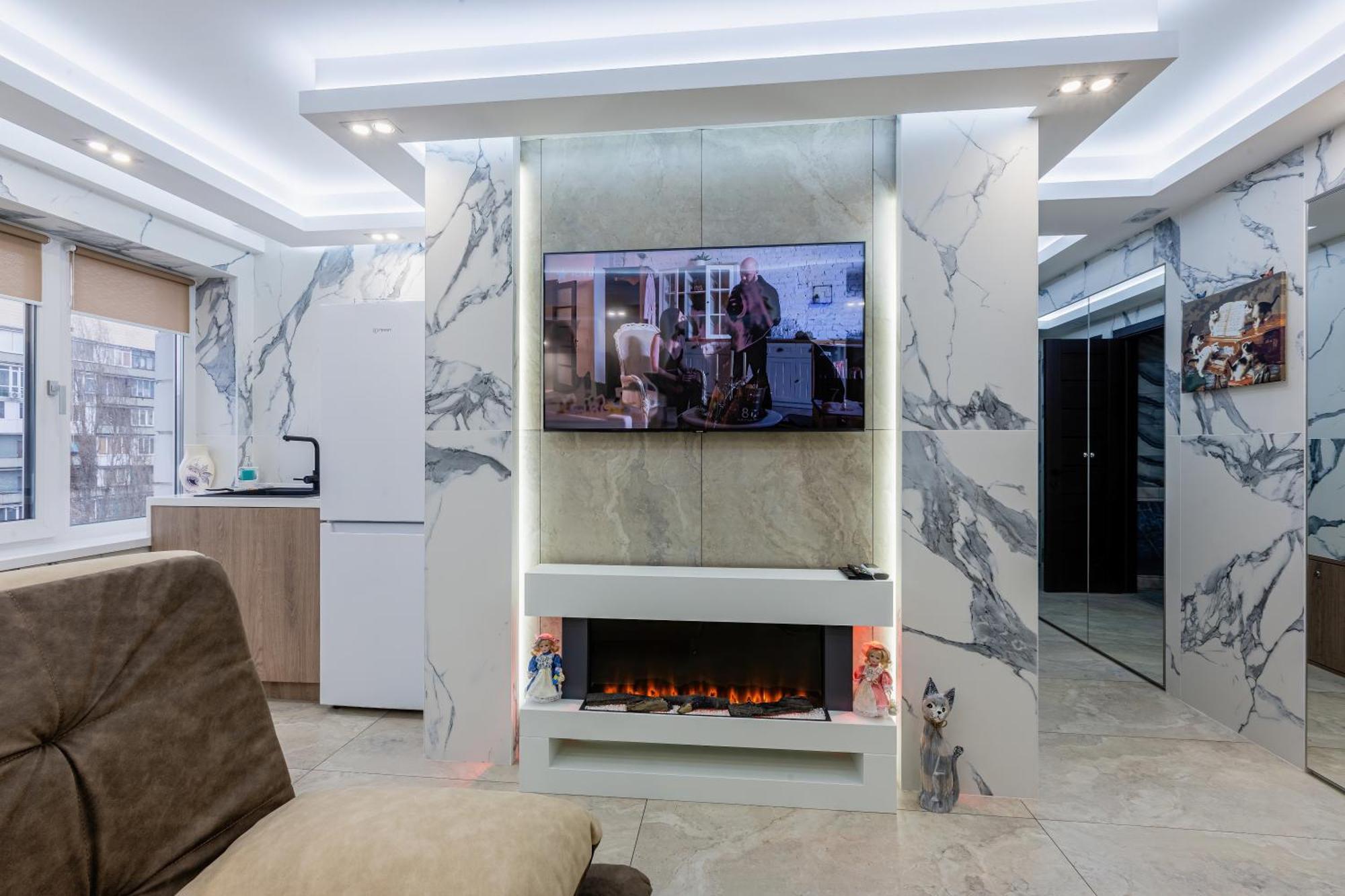 Hammam , Big Jacuzzi ,sauna , 2 Bedroom , Khrechatik Apartment Kyiv