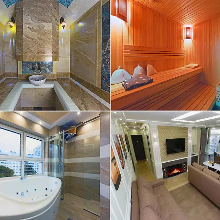 Hammam , Big Jacuzzi ,Sauna , 2 Bedroom , Khrechatik Kyiv Exterior photo